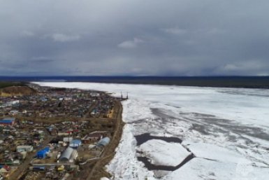 Ледоход в Якутии пресс-служба Службы спасения РС (Я)