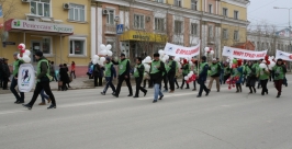 Первомайская демонстрация в Якутске Алексей Толстяков, YakutiaMedia