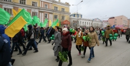 Первомайская демонстрация в Якутске Алексей Толстяков, YakutiaMedia