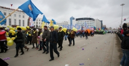 Первомайская демонстрация в Якутске Алексей Толстяков, YakutiaMedia