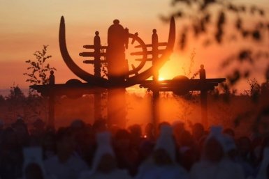 На Ысыахе Туймаады встретили восход солнца пресс-служба правительства Якутии