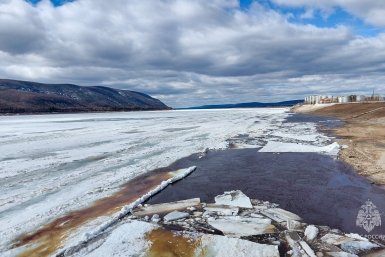 Ледоход в Якутии пресс-служба МЧС по Якутии