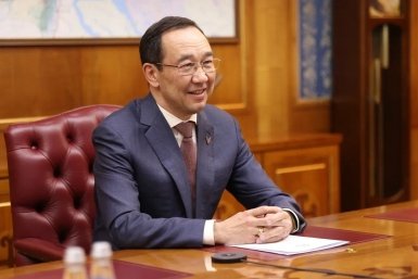 Айсен Николаев поздравил с Днем России Андрей Сорокин, ЯСИА