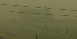 Аэропорт Нюрбы закрыт из-за густого дыма Алена Подковырова, YakutiaMedia
