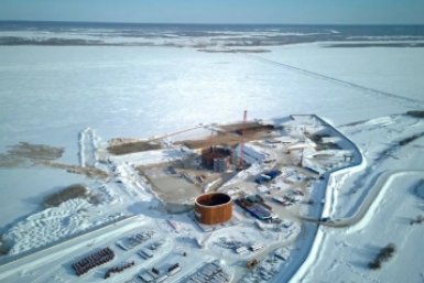 На строительстве Ленского моста в Якутии возобновлены буровые работы