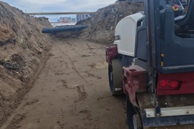 Ремонт дорожного полотна в Якутске Пресс-служба мэрии Якутска