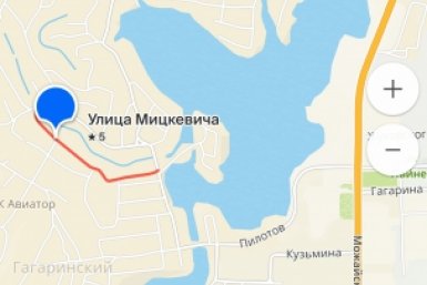 История улицы Мицкевича в Якутске Скрин с приложения 2Гис