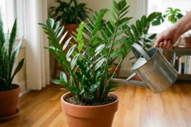 Замиокулькас превратится в джунгли: 3 ложки в воду — и куст не влезет в горшок