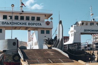 На Байкале запускают паромную переправу &quotМРС — о. Ольхон&quot ВСРП