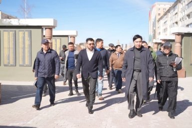 В Якутске проверили готовность площадок к 81-й годовщине Победы пресс-служба мэрии Якутска