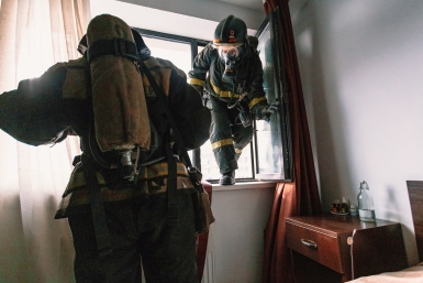 В Якутске сгорели балконы в многоквартирном жилом доме Илья Аверьянов, ИА PrimaMedia