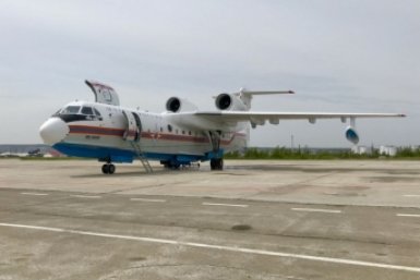 Самолет-амфибия прибыл в Якутию МЧС Якутии