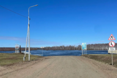 Паводок перекрыл дорогу &quotБорогон&quot в Якутии Управтодор Якутии