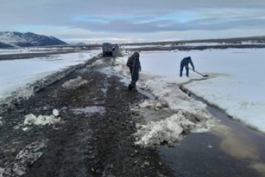 Временно восстановили движение КП НА (Я) &quotДороги Арктики&quot
