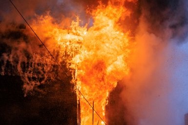 В Якутске ликвидирован пожар на Покровском тракте Евгений  Кулешов, ИА PrimaMedia