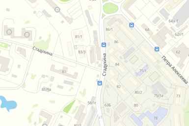 История улицы Стадухина в Якутске названа в честь землепроходца скрин из 2 ГИС