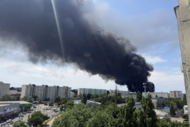 О сильном пожаре сообщают жители севера Ставрополя ИА Stavropol.Media