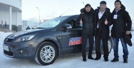 Победитель турнира по якутской борьбе хапсагай получил автомобиль Ford Focus Общественная организация &quotМолодая гвардия&quot