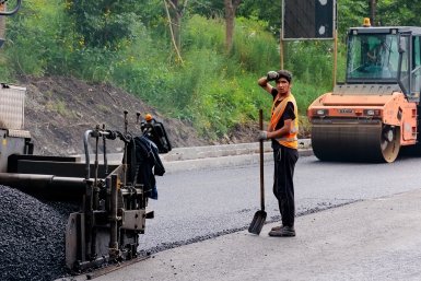 В Якутии досрочно завершили ремонт участка дороги в Алдане Евгений  Кулешов, ИА PrimaMedia.ru