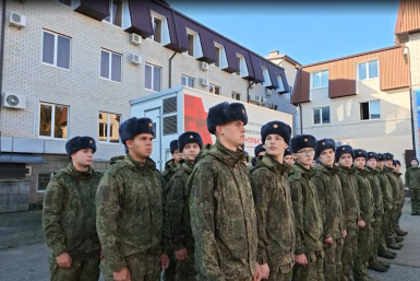 На Ставрополье отправили первую осеннюю группу призывников Пресс-служба Южного военного округа