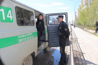 Должников ловили на дорогах в Якутске Яна Лазарева, YakutiaMedia