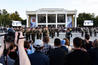Дефиле военных оркестров Юрий Гуршал