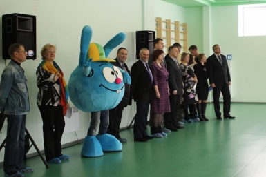 Открытие спортзала  Анна Ом, ИА SakhalinMedia
