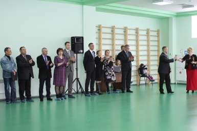 Открытие спортзала  Анна Ом, ИА SakhalinMedia