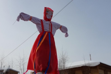 Якутяне провожают зиму народными гуляньями  YakutiaMedia