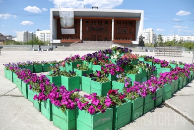 Озеленение Якутска пресс-служба Окружной администрации