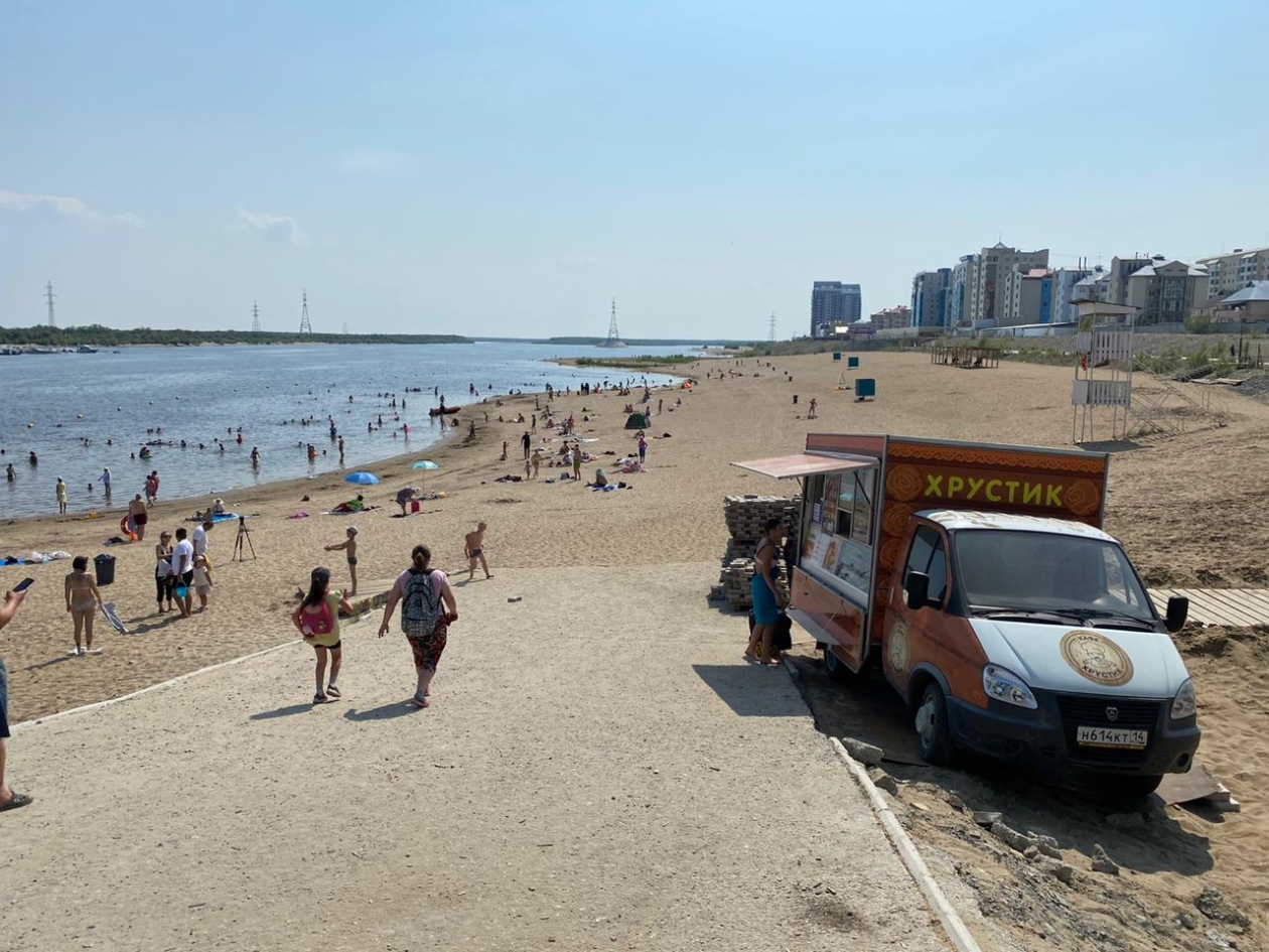 На городском пляже Якутска соблюдаются все меры безопасности Якутск.РФ