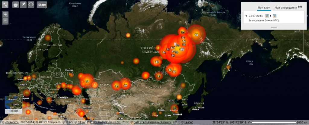 Спутниковый мониторинг пожаров на территории ДВ, Фото с места события из других источников