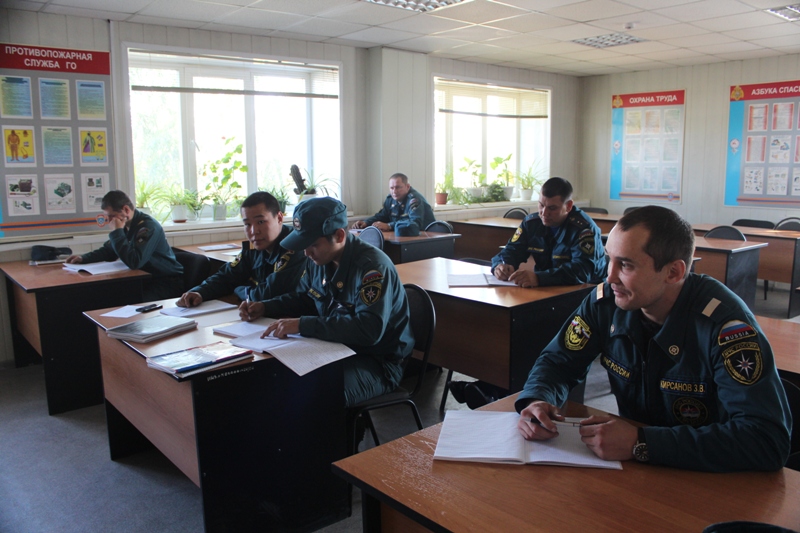Учебный класс. Один день с пожарными СПСЧ г. Якутска, Фото с места события собственное