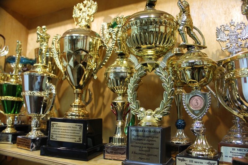 Один день с пожарными СПСЧ г. Якутска, Фото с места события собственное