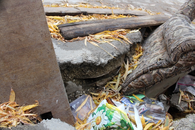 Около 20% канализационных колодцев являются бесхозными в Якутске, Фото с места события собственное