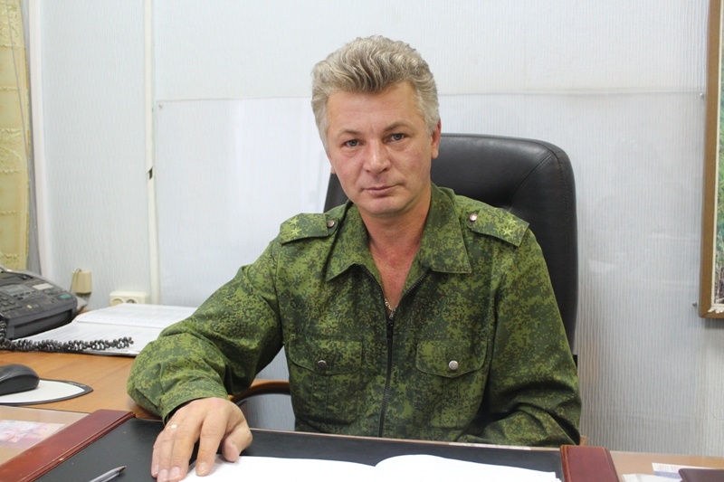 Начальник отдела призыва и подготовки граждан к военной службе военного комиссариата РС(Я) Юрий Коваленко, Фото с места события собственное