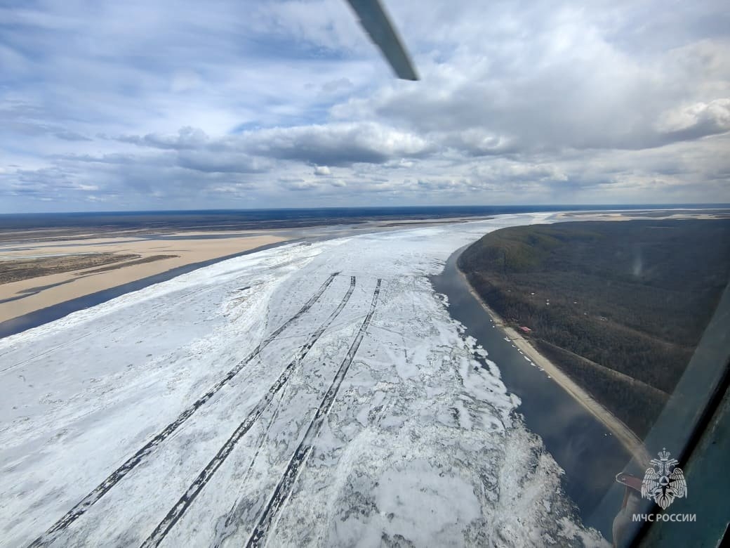 Ледоход в Якутии: пресс-служба МЧС по Якутии