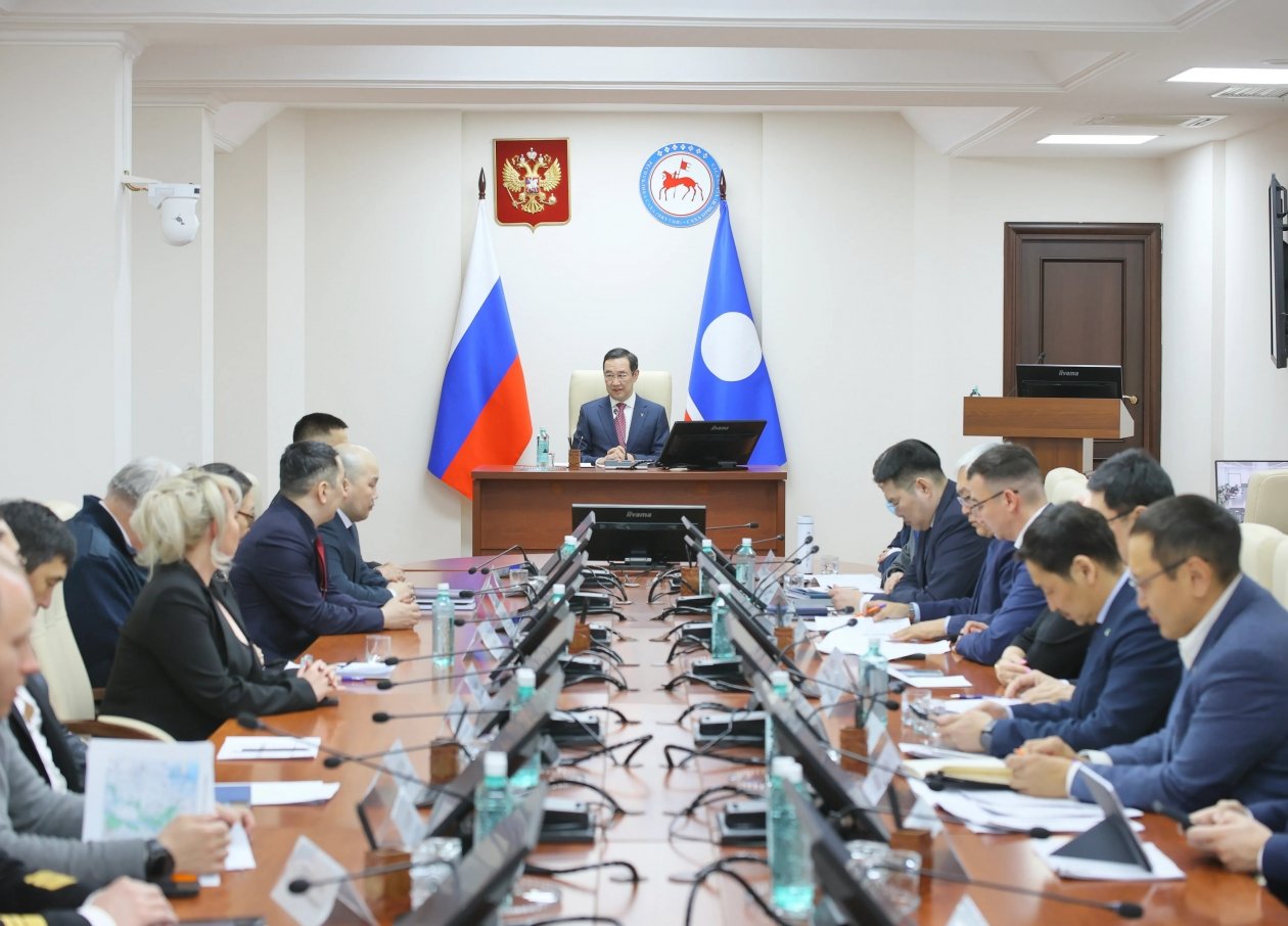 Глава Якутии Айсен Николаев провёл первое заседание Морского совета Саргын Скрябин, ЯСИА