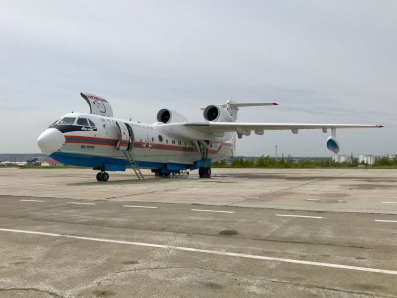 Самолет-амфибия прибыл в Якутию МЧС Якутии
