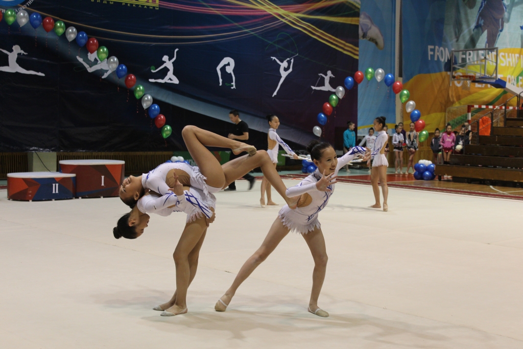 Республиканская сборная по художественной гимнастике , Фото с места события собственное