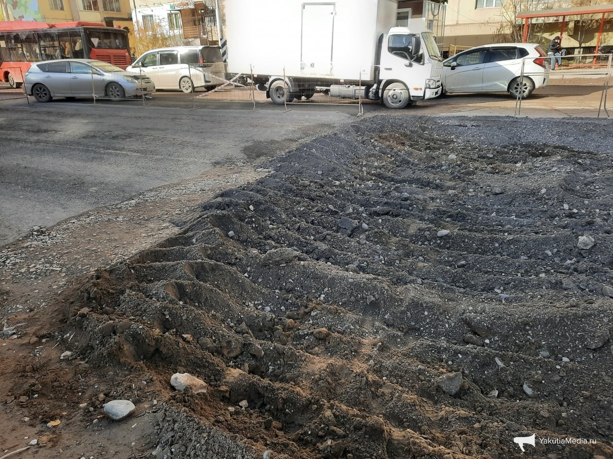 В Якутске ремонт улицы Хабарова улучшит проезд и безопасность