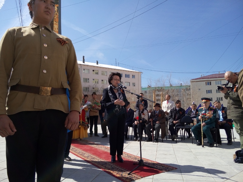 Имена 383 представителей университета увековечили в мемориале памяти якутским солдатам, Фото с места события собственное