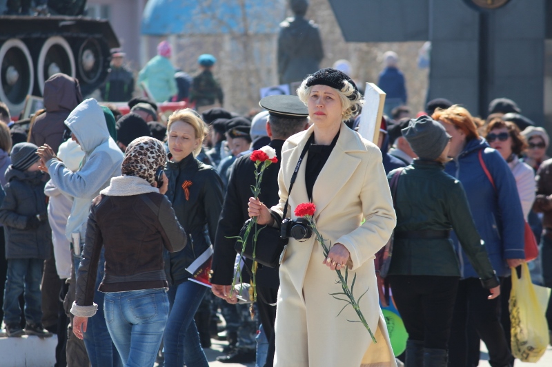 День Победы в Якутске, Фото с места события собственное