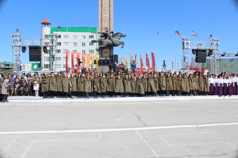 День Победы в Якутске, Фото с места события собственное