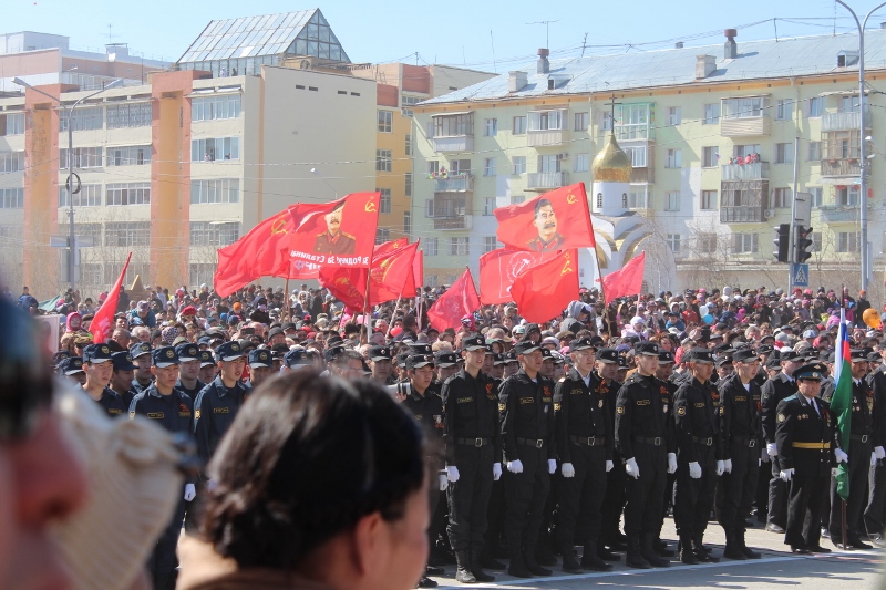 День Победы в Якутске, Фото с места события собственное