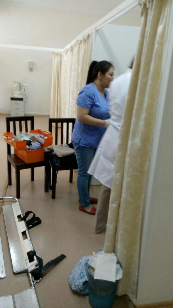 Женщина родила прямо на кушетке физиокабинета в Якутске