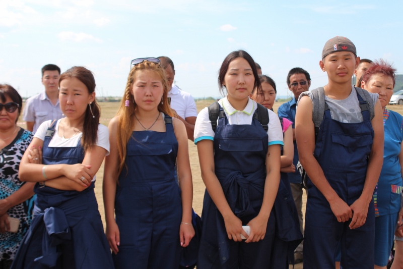 Бойцы студенческих строительных отрядов