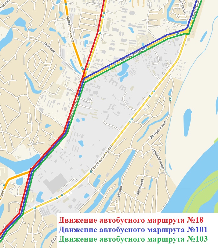 схема движения общественного транспорта