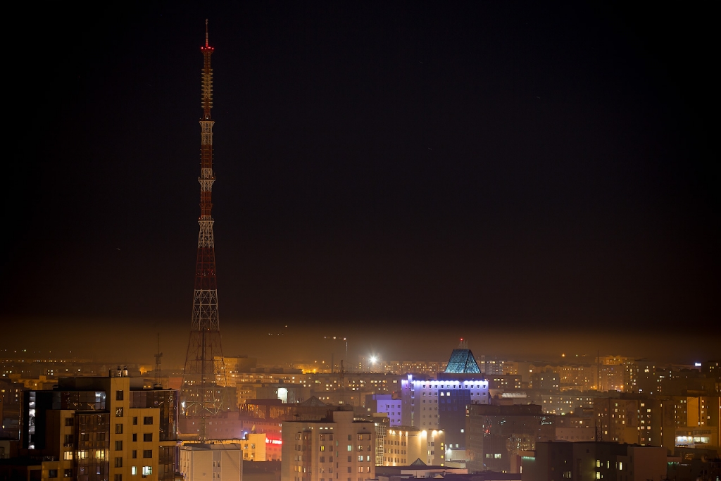 Ночной Якутск