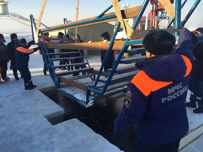 Крещенскую купель приготовили в Якутске